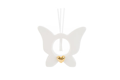 White Butterfly Porcelain The Stars Air Freshener Bomboniera