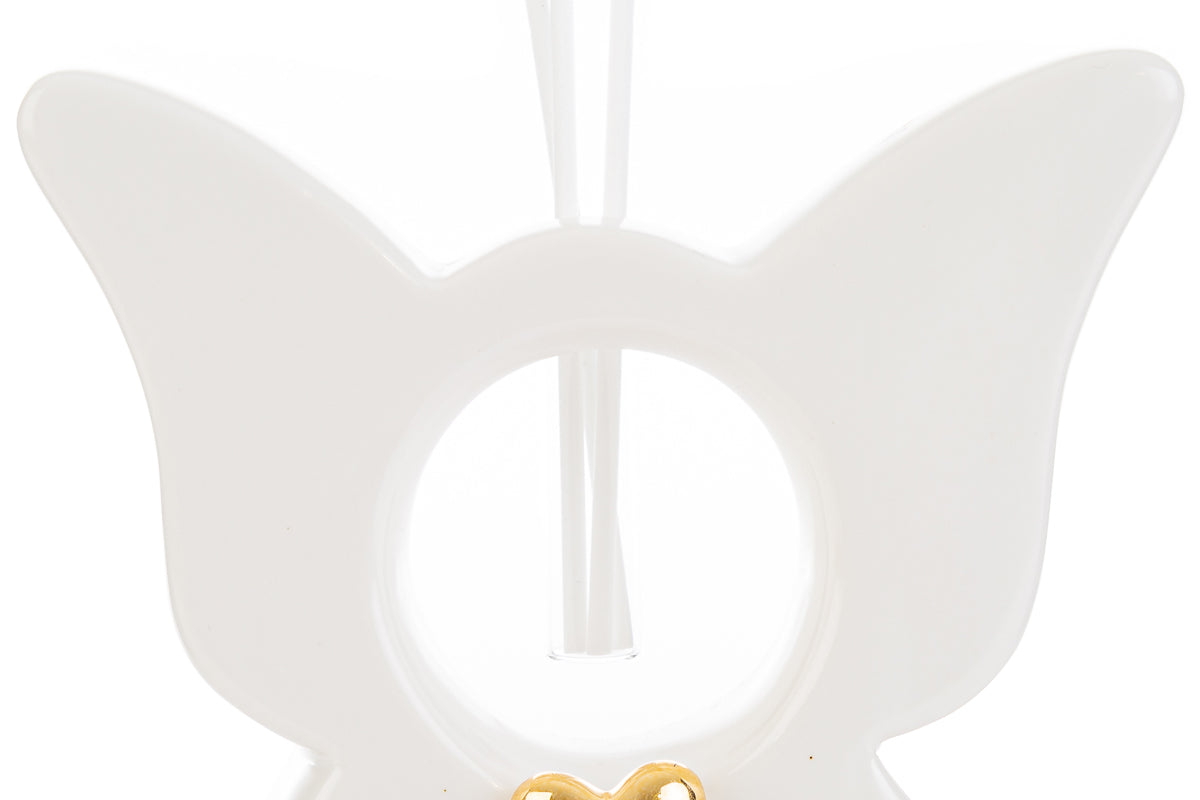 White Butterfly Porcelain The Stars Air Freshener Bomboniera