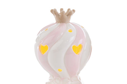 Pink Led Porcelain Hot Air Balloon Favor Le Stelle