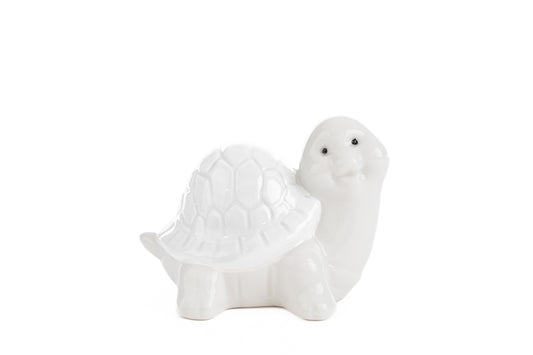 Bonbonnière ou Placeholder Tortue en Porcelaine Blanche Le Stelle