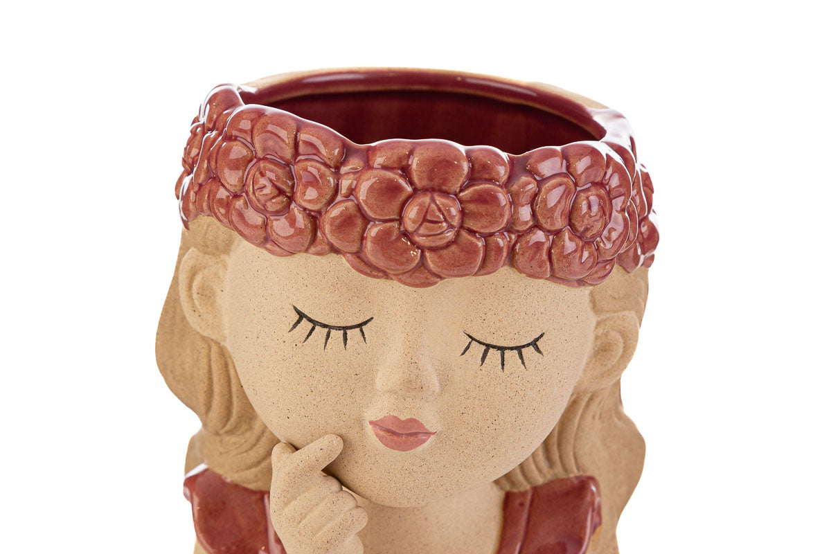 Bomboniera Vaso Ceramica Girl Le Stelle