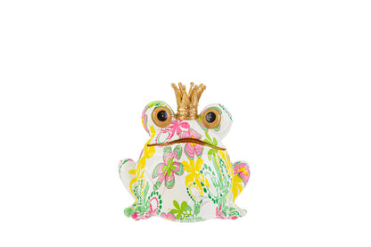 Bomboniera Frog Salvadanaio Flowercolor in Resina Le Stelle