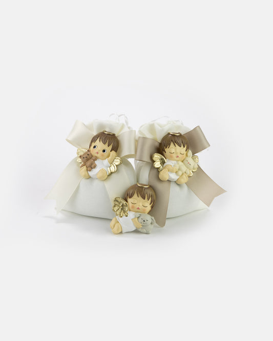 Faveur de mariage magnétique ou espace réservé Angel Magnets Margot