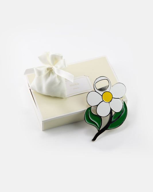 Margot Flower Enamelled Magnet Favor