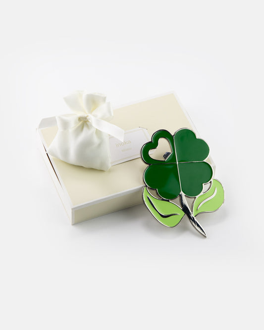 Margot Four Leaf Clover Enameled Bottle Opener Wedding Favor